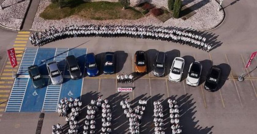 Türkiye 30 yılda 3,7 milyon Toyota üretti